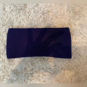 🌀Acrylic dark blue winter headband